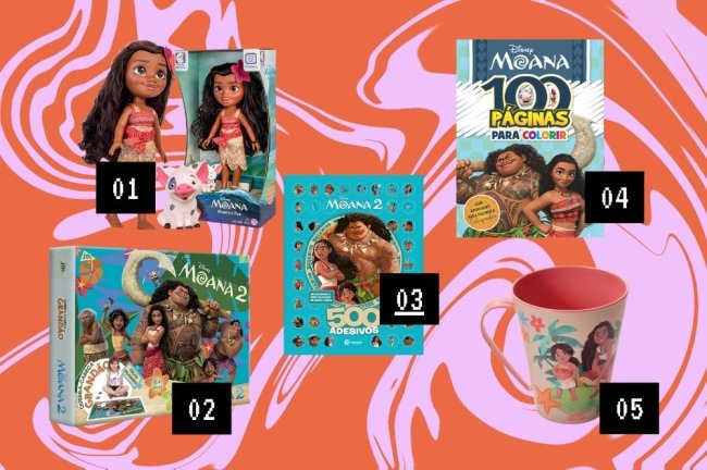 Presente para fãs da Moana Presente para fãs da Moana