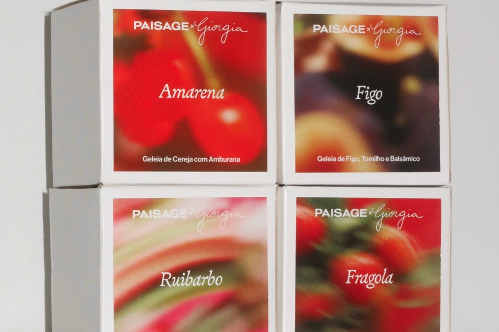 Coleção de geleias artesanais inspiradas em lip balms da Paisage em parceria com Giorgia, do MasterChef 11