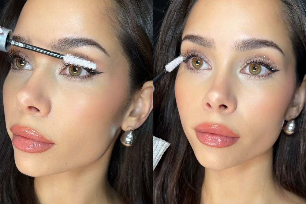 Máscara de cílios com glitter
