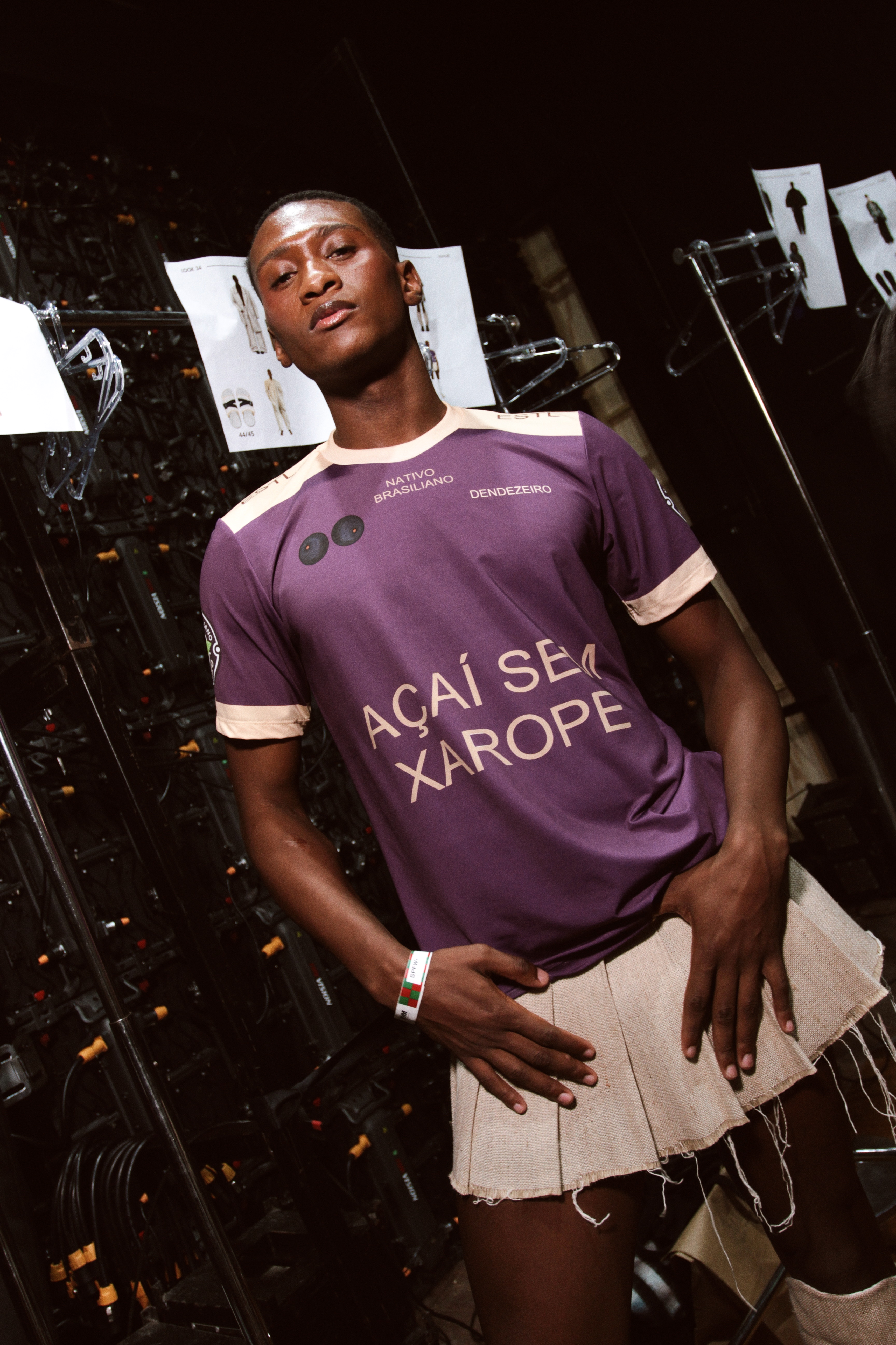 Edited in Tezza with: Mood 3, Contrast, & Grain Dendezeiro - SPFW N59