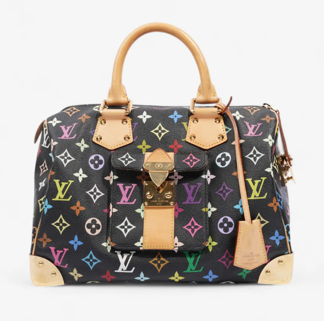 bolsa-louis-vuitton-monograma-rihanna Bolsa 'Speedy 30' da parceria da Louis Vuitton com o artista japonês Takashi Murakami