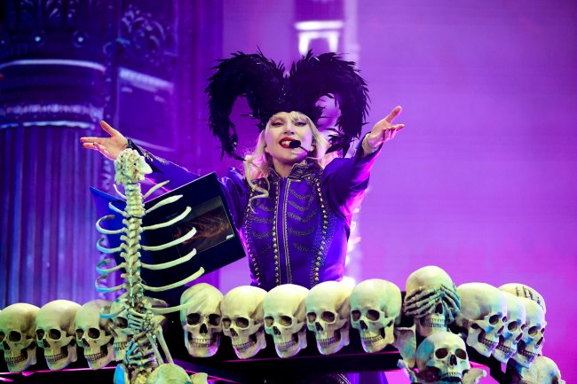 2025 Coachella Valley Music And Arts Festival – Weekend 1 – Day 1 Lady Gaga em performance no Coachella de 2025