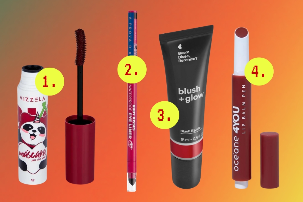 produtos-maquiagem-cereja-01 Produtos de beleza para fazer uma maquiagem cereja