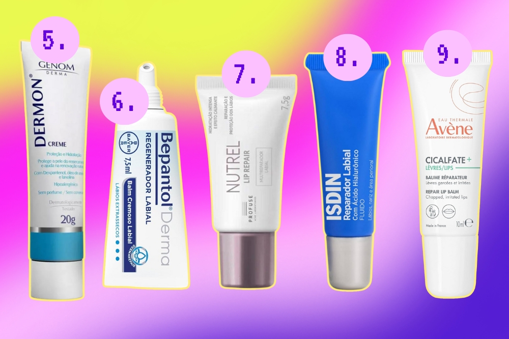 Hidratantes reparadores labiais para o inverno