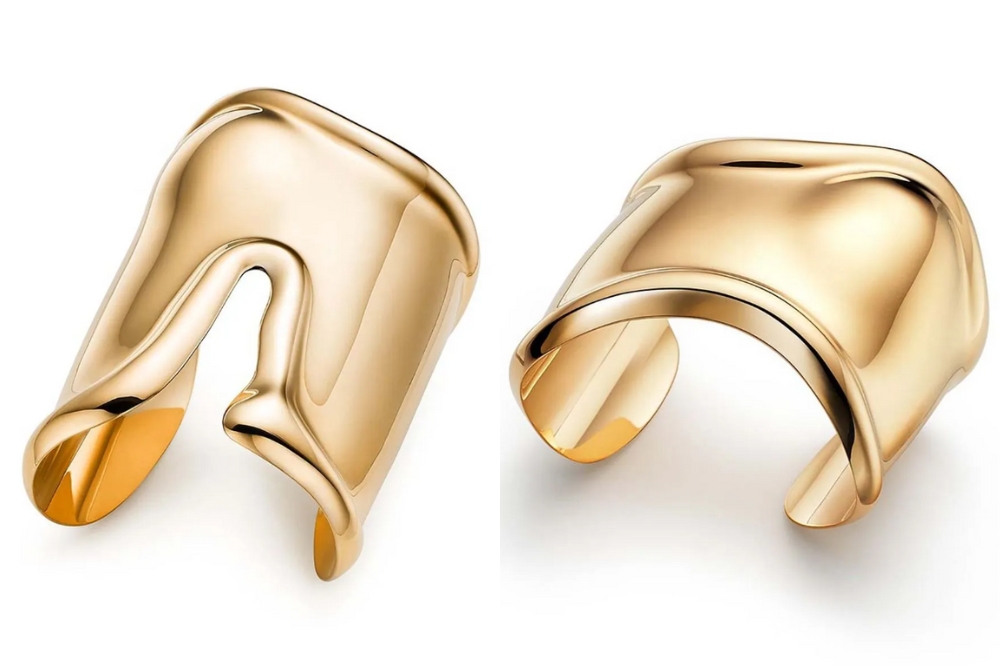 Bracelete Bone em ouro da Tiffany & Co. usado por Dua Lipa