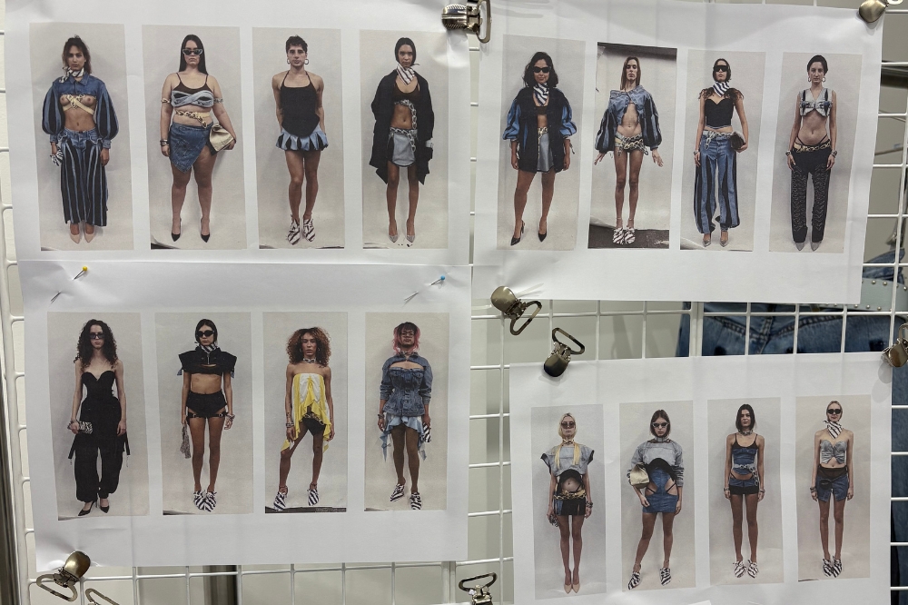 Prova de roupa da Estúdio Traça com o casting do desfile na Casa de Criadores 56