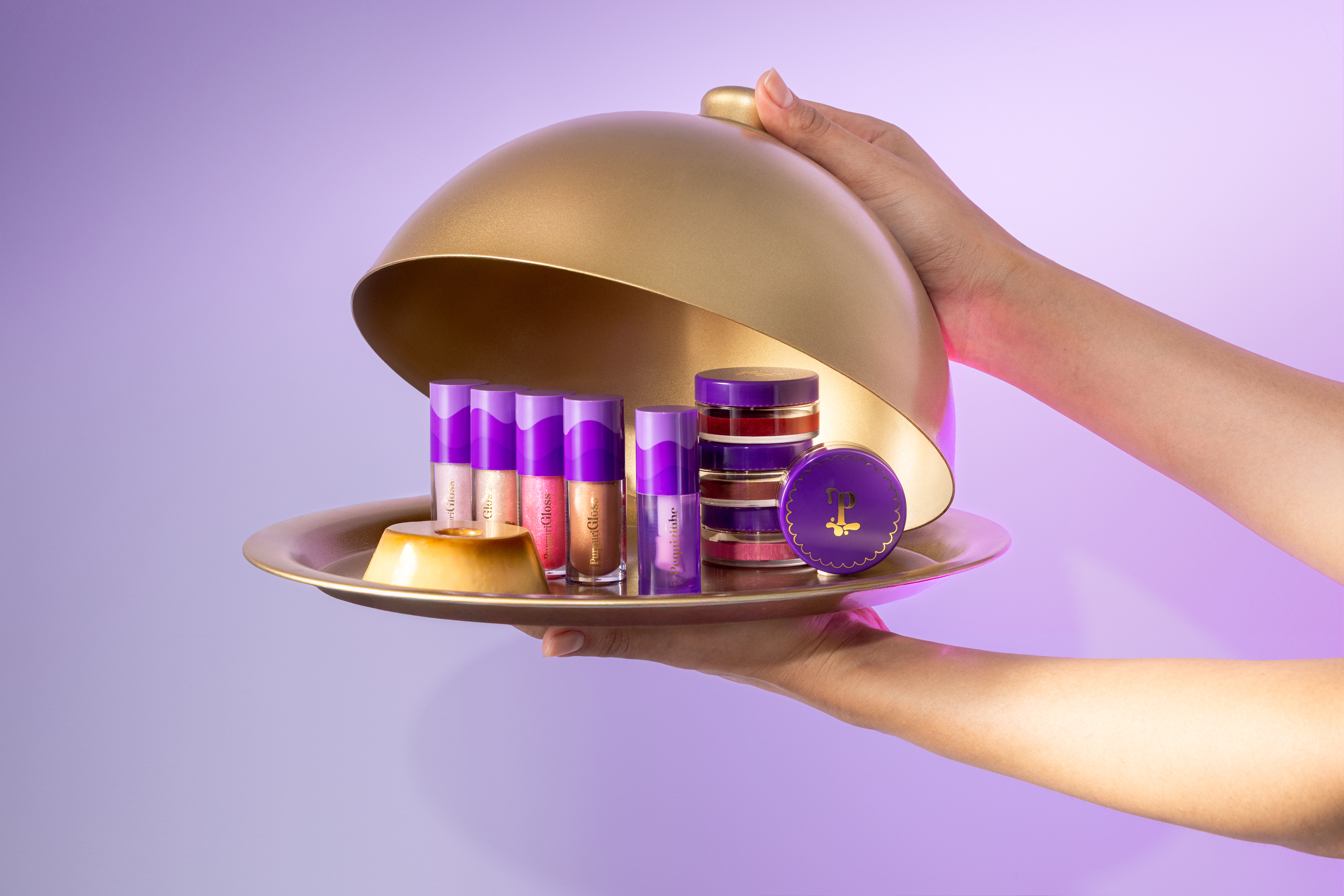 Produtos da Pudim Beauty, marca de maquiagem da Camila Pudim