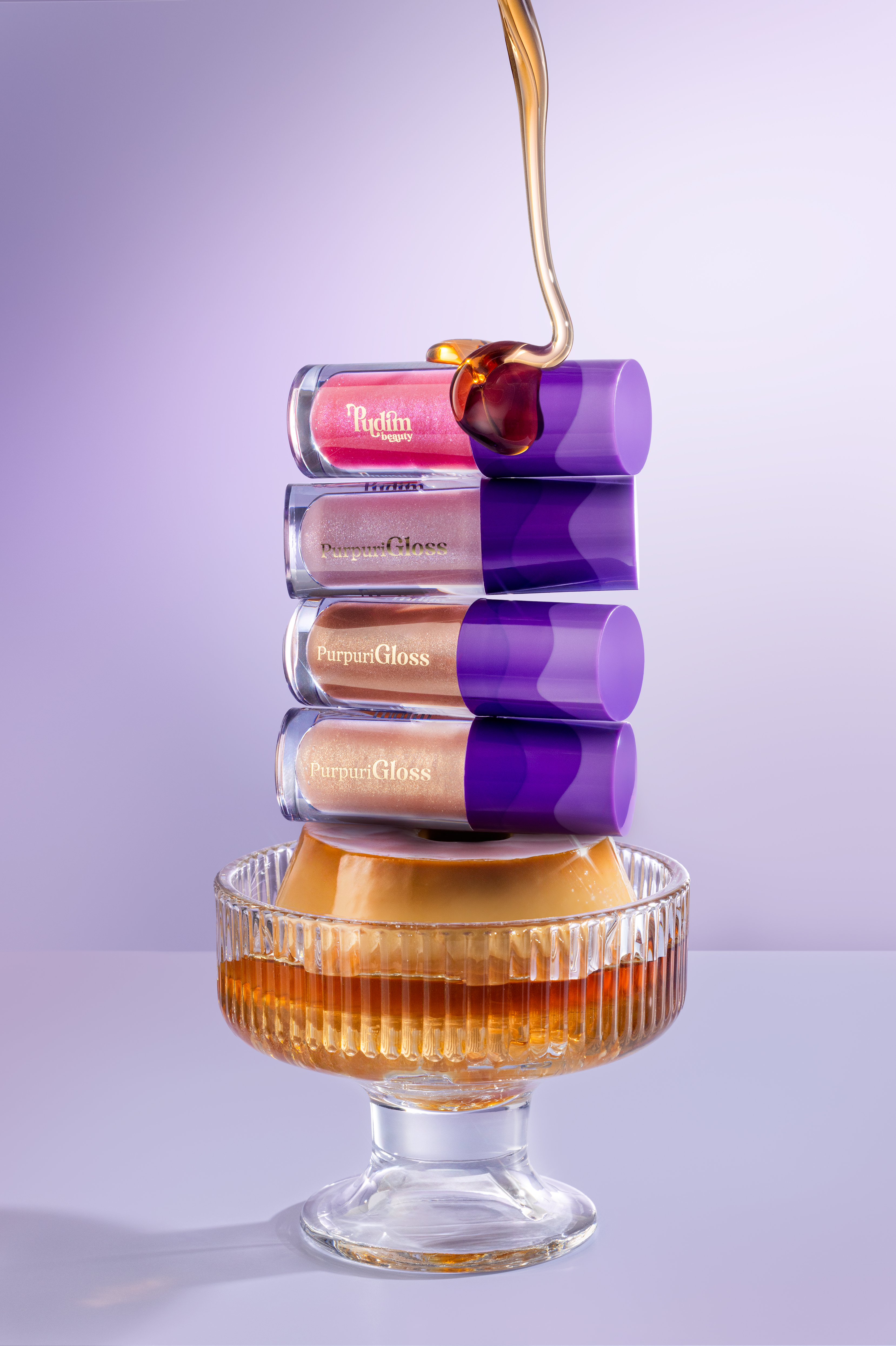 Purpurigloss da Pudim Beauty, marca de maquiagem da Camila Pudim