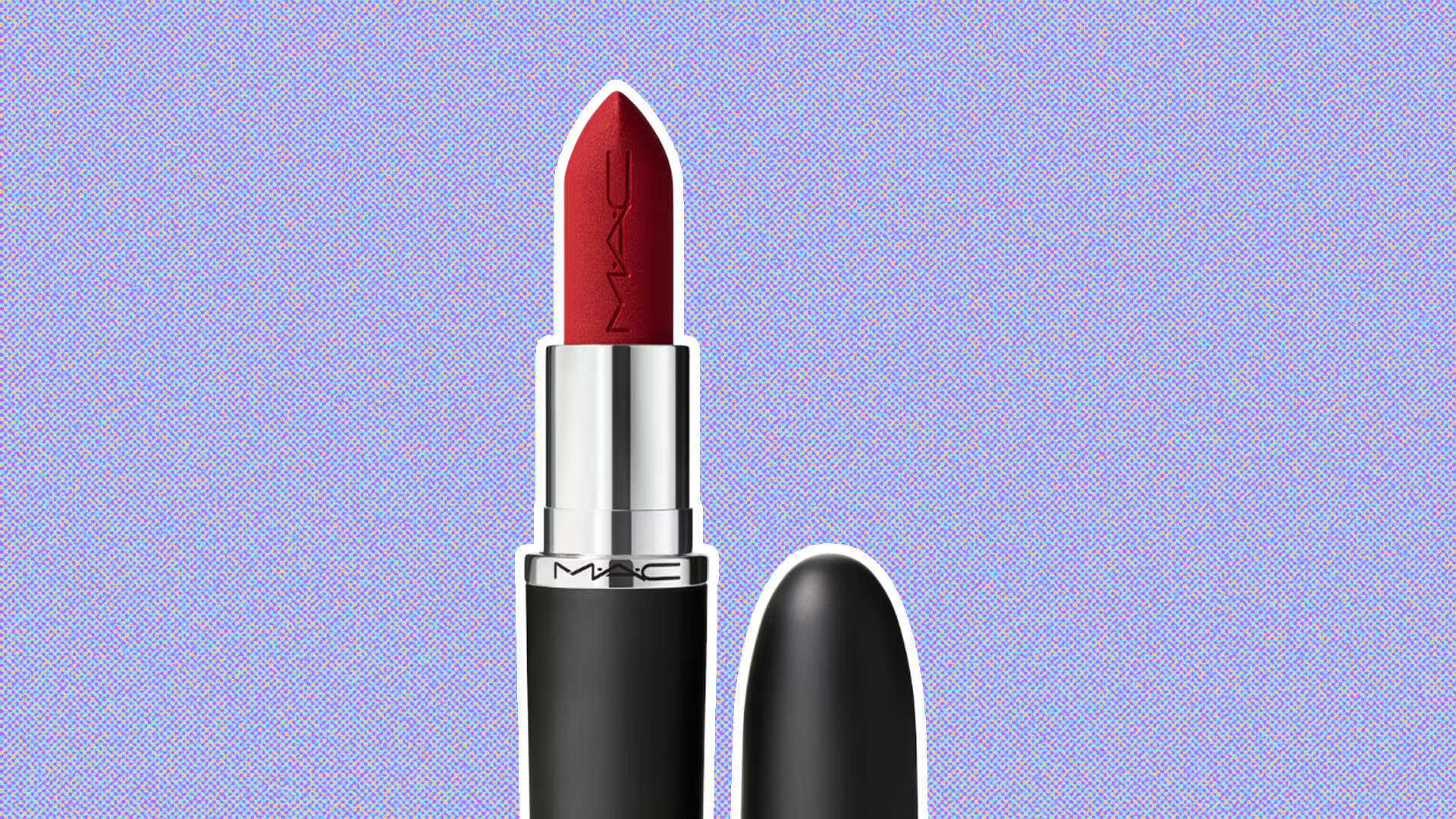 Batom vermelho Russian Red, da MAC