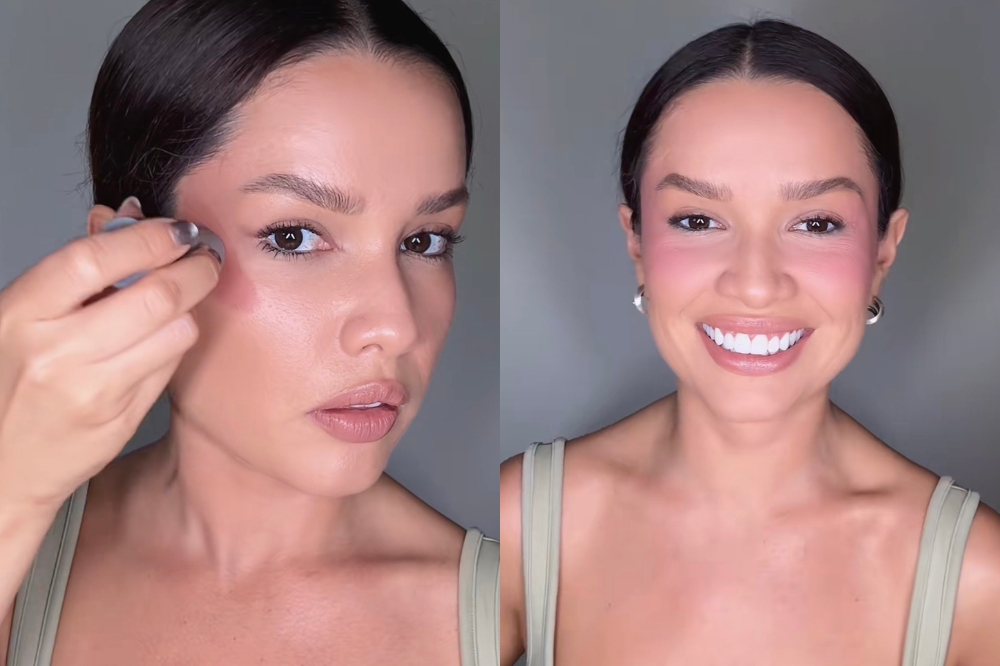 Juliette mostra 3 jeitos diferentes de usar blush na maquiagem