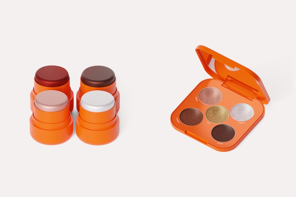 Iluminador Ice Glow e paleta de sombras Shine, lançamentos da Mari Maria Makeup na Beauty Fair