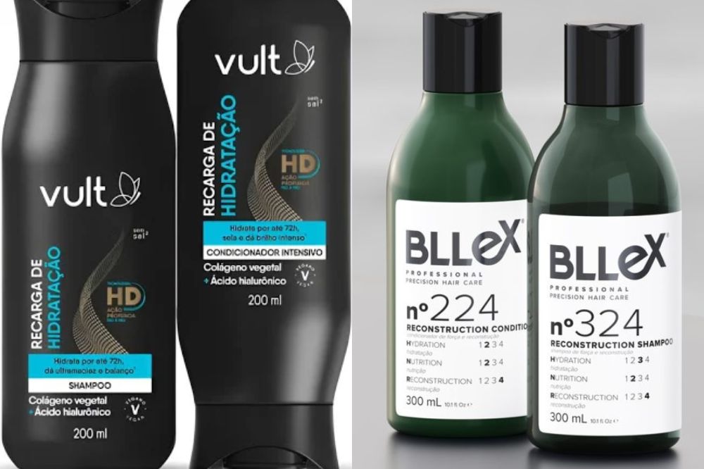 Vult Recarga de Hidratação e Bllex Reconstrução
