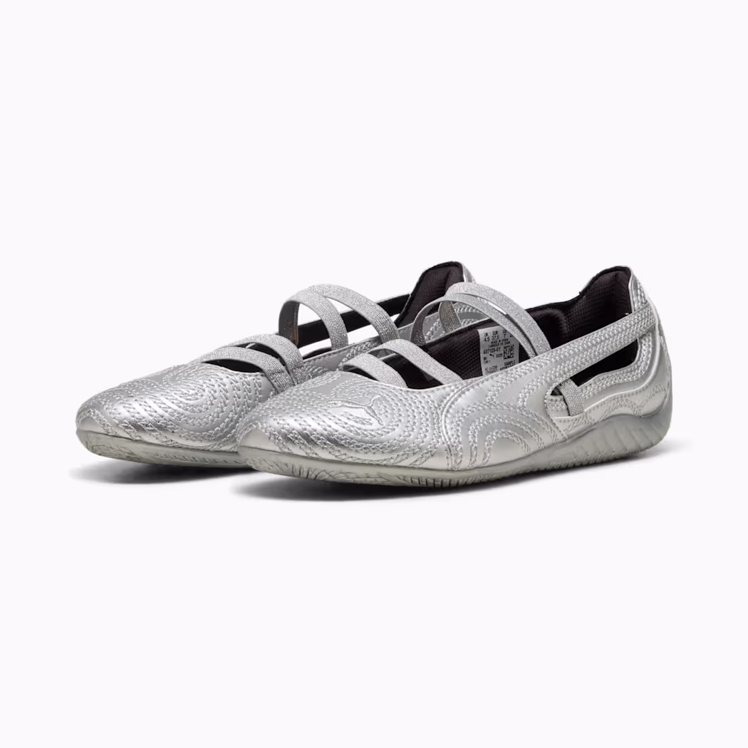 PUMA x WICKED Speedcat Ballet Silver Slippers