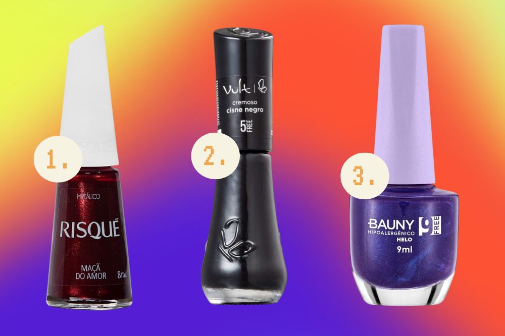 Esmaltes para fazer unhas de Halloween