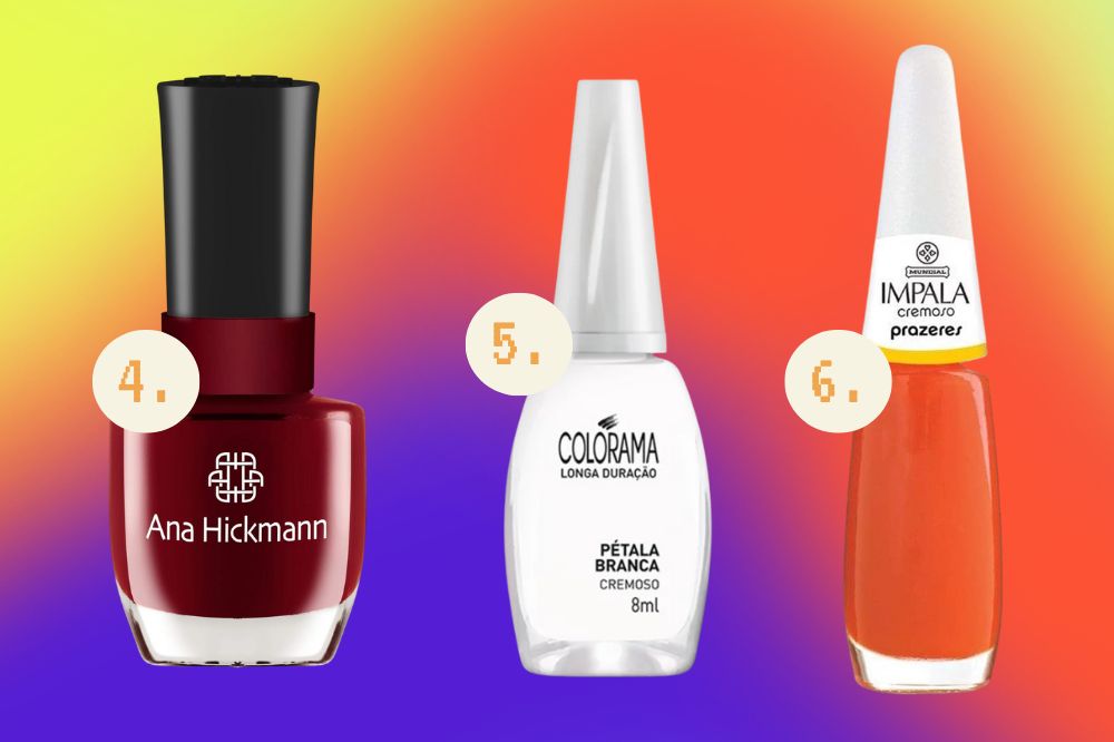 Esmaltes para fazer unhas de Halloween