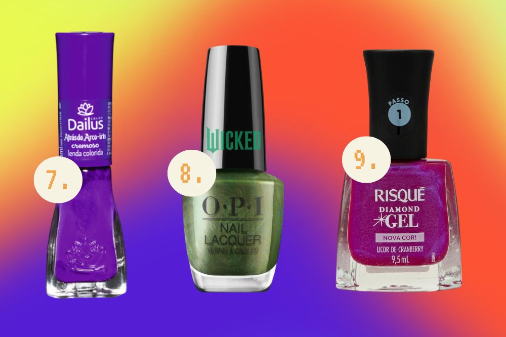 Esmaltes para fazer unhas de Halloween