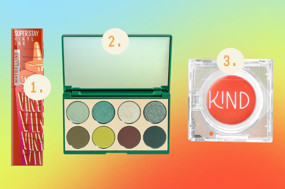 Produtos de beleza nas cores de The Life of a Showgirl, de Taylor Swift