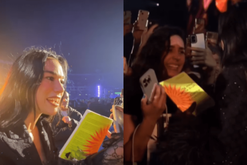 Dua Lipa ganha livro de Clarice Lispector