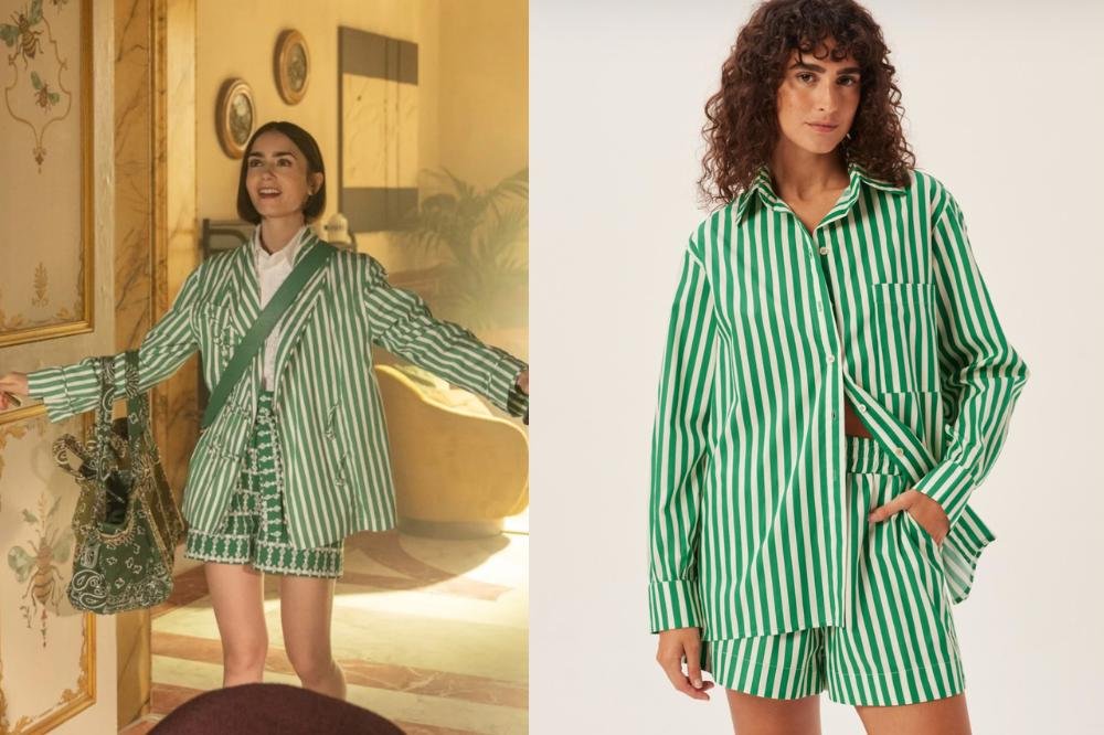 Emily em Paris guarda-roupa para o verão