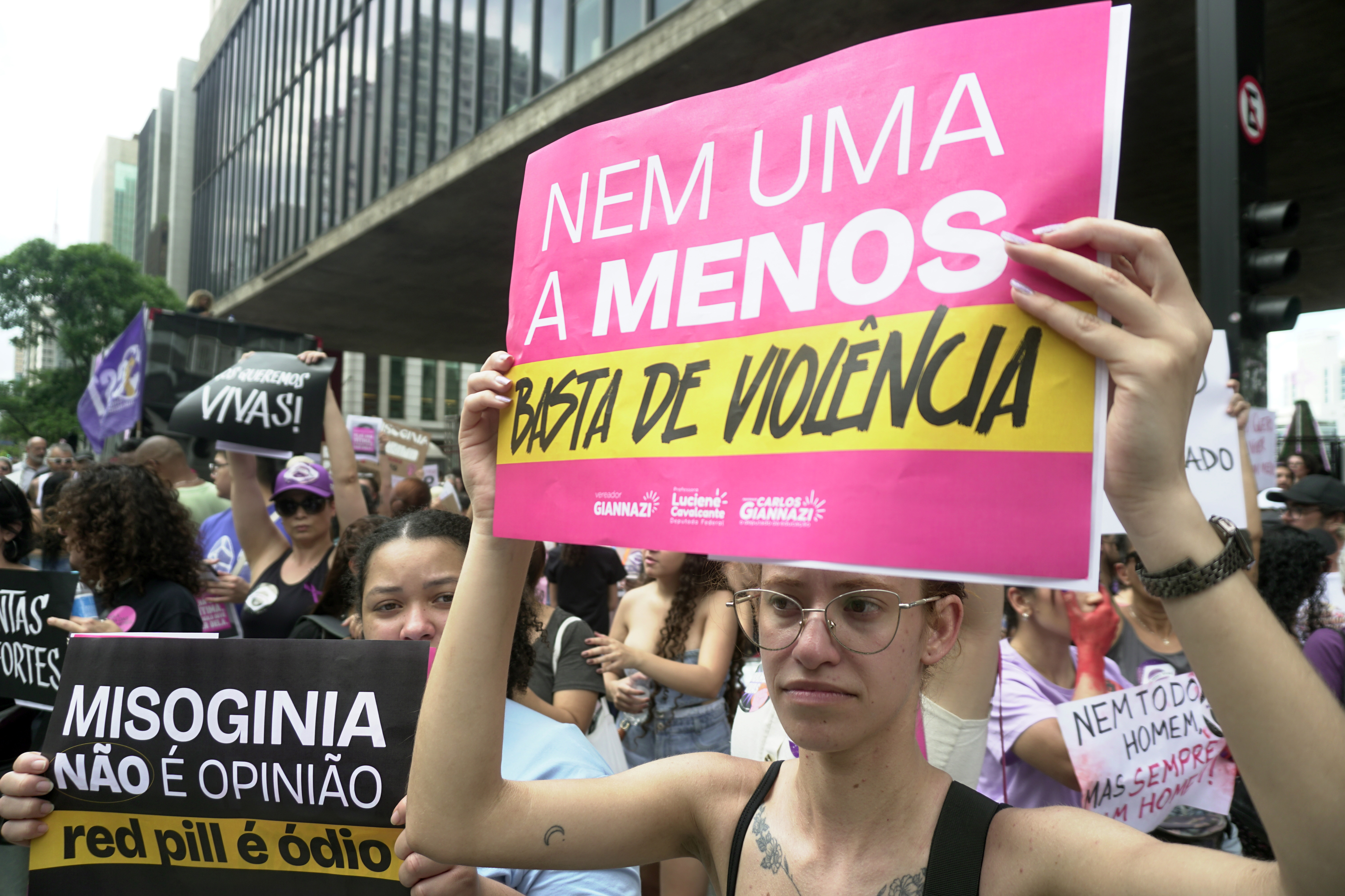 protesto contra feminicidio