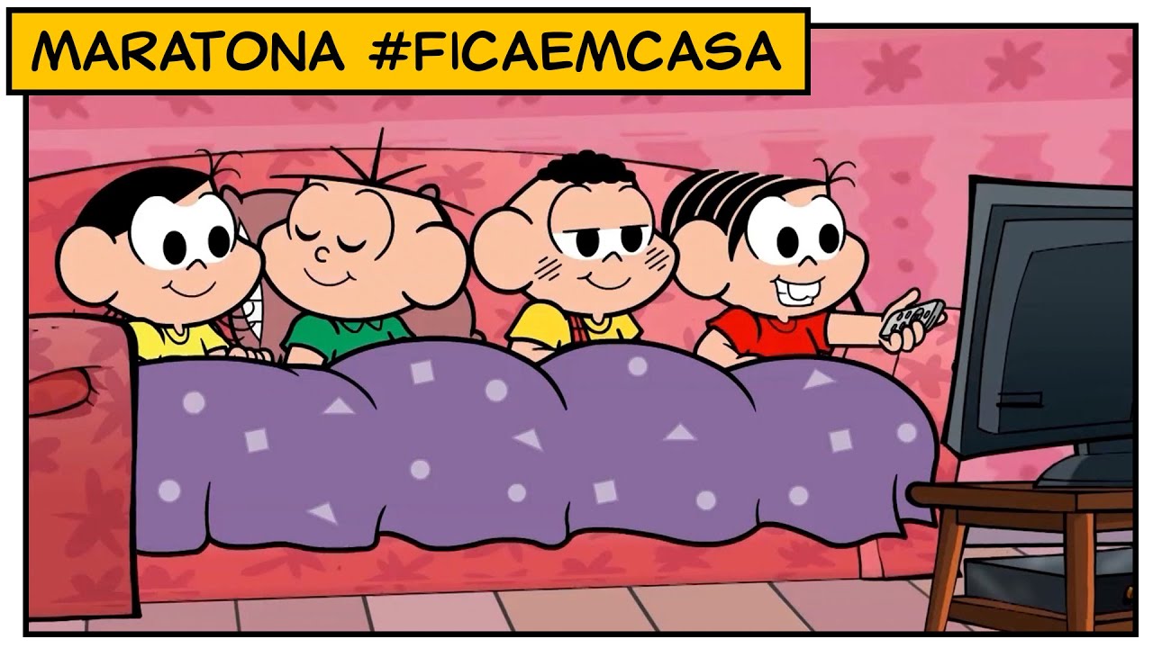 Maratona em Casa com a Turma da Mônica