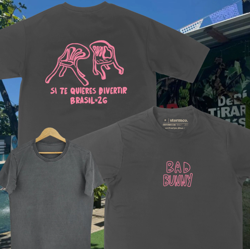Camiseta do Bad Bunny da loja Storm