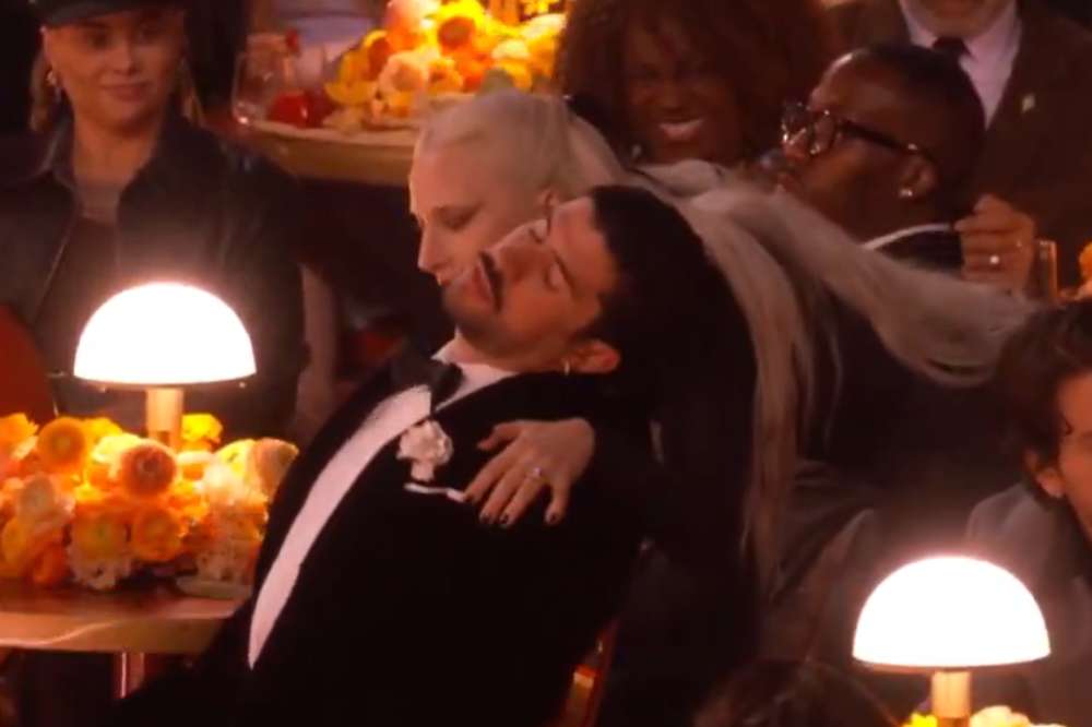 Lady Gaga e Bad Bunny no Grammy