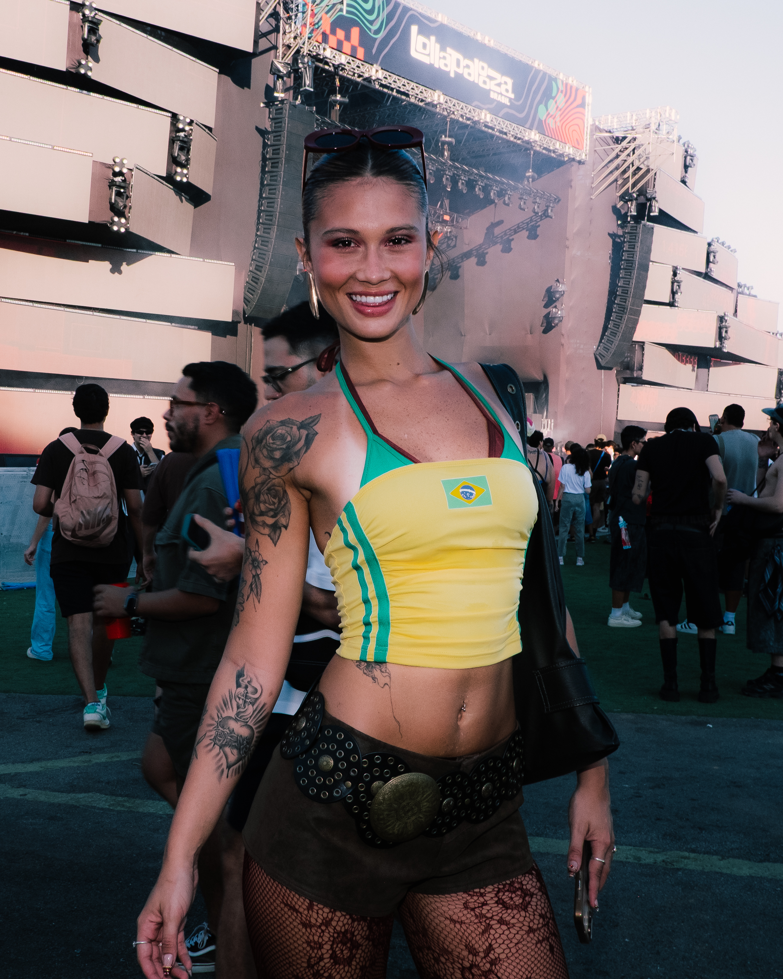 Tendências de looks no Lolla 2026