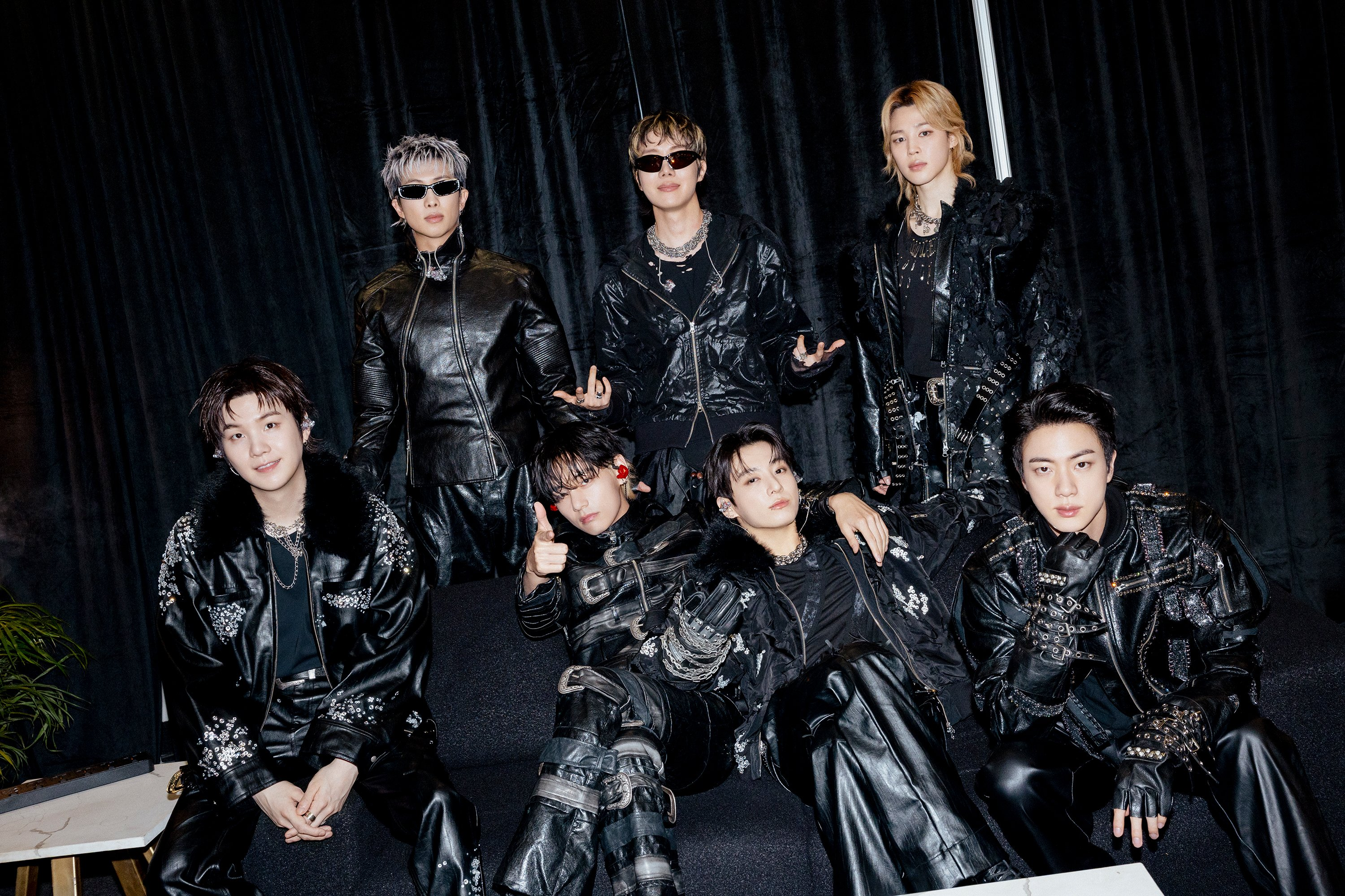 Grupo de k-pop BTS.