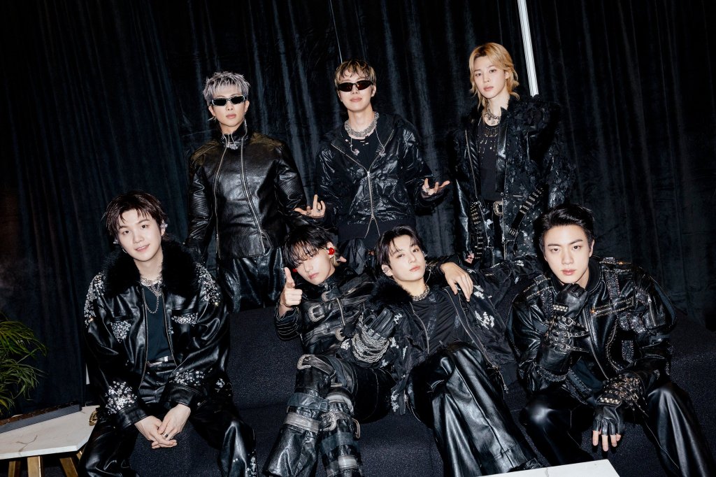 Grupo de k-pop BTS.