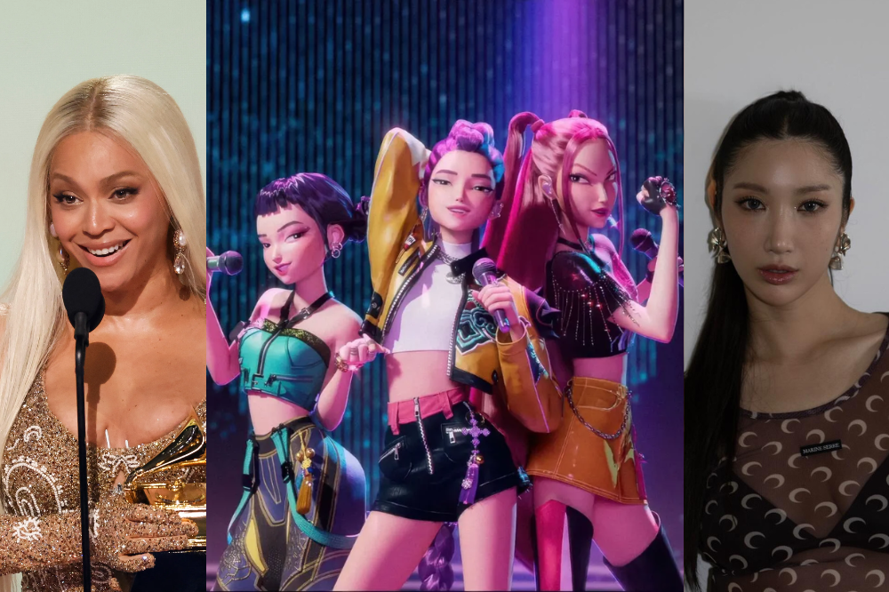 Beyoncé e EJAE, de Guerreiras do K-pop